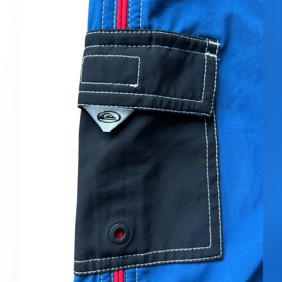 Quiksilver Saturn Blue Boardshort Swim Trunks SIZE 14 Board Short - Picture 3 of 15
